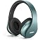 TUINYO Wireless Headphones Over Ear, Bluetooth Headphones with Microphone, Foldable Stereo Wireless Headset- Silver Blue
