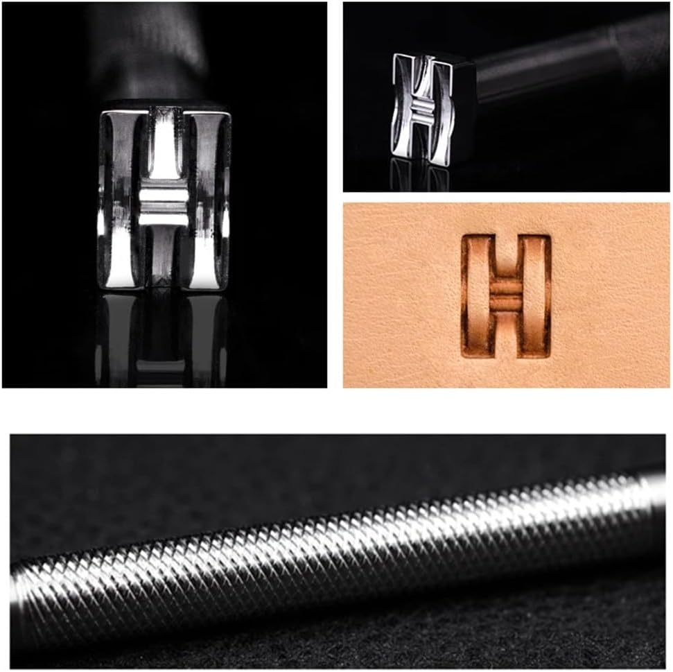 Singring Leather Stamping Tool Smooth Stamps Carving Punches Tools Stainless Steel Carving DIY LeatherCrafts Kit
