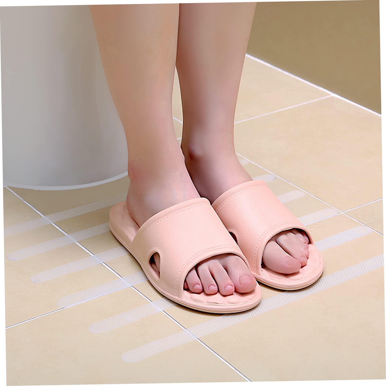 SHINEOFI 3 Set Set di Patch Anti-Slip Adesivi Anti Bagno Nastro Anti -Slip Impermeabile Impugnature Applicato Adesivi in ​​Pasta per La Casa Strisce Adesive da Cucina Domani 48 Pezzi * 3