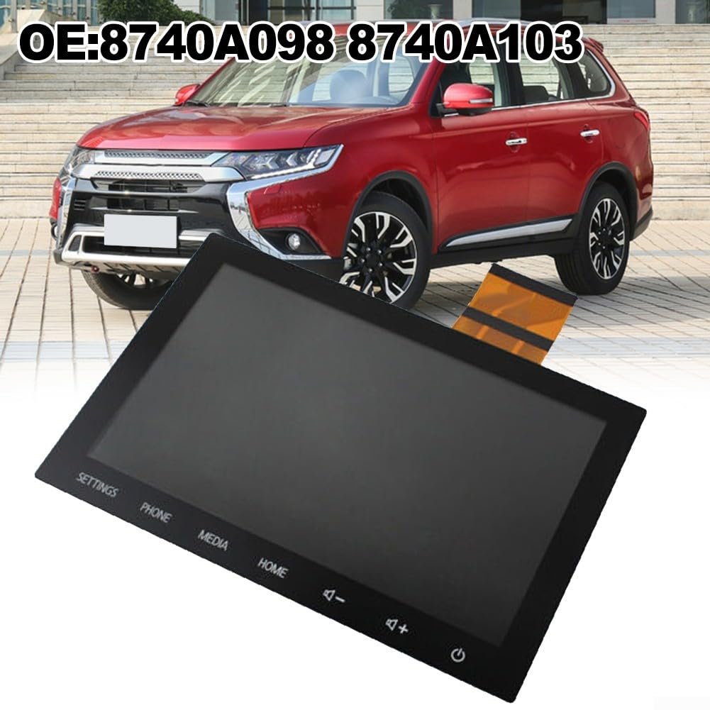 Zilimontt 8-calowy ekran dotykowy nawigacji radiowej z wyświetlaczem LCD do Mitsubishi Outlander 2020 2021 2022, OEM: 8740A098, 8740A103