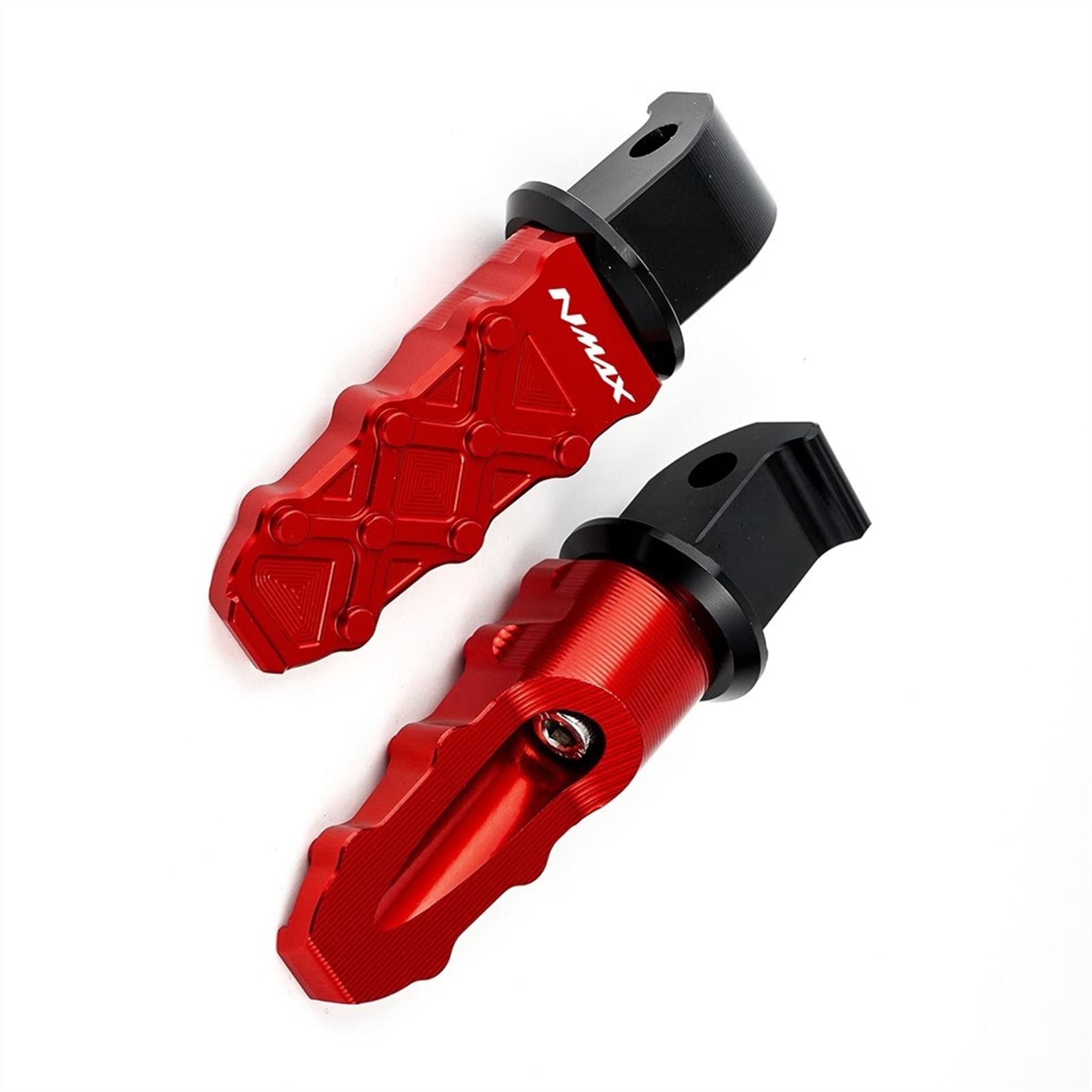 Repose-Pieds Passager NMAX 125 Antidérapant Rouge Accessoire Moto Yamaha 2015-2020