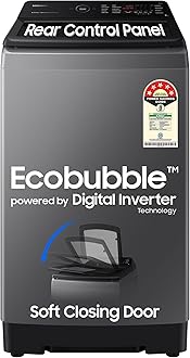 9 kg, 5 star, Eco Bubble Technology, Wi-Fi, Soft Closing Door, Fully-Automatic Top Load Washing Machine (WA90BG4542BDTL, Versailles Gray)