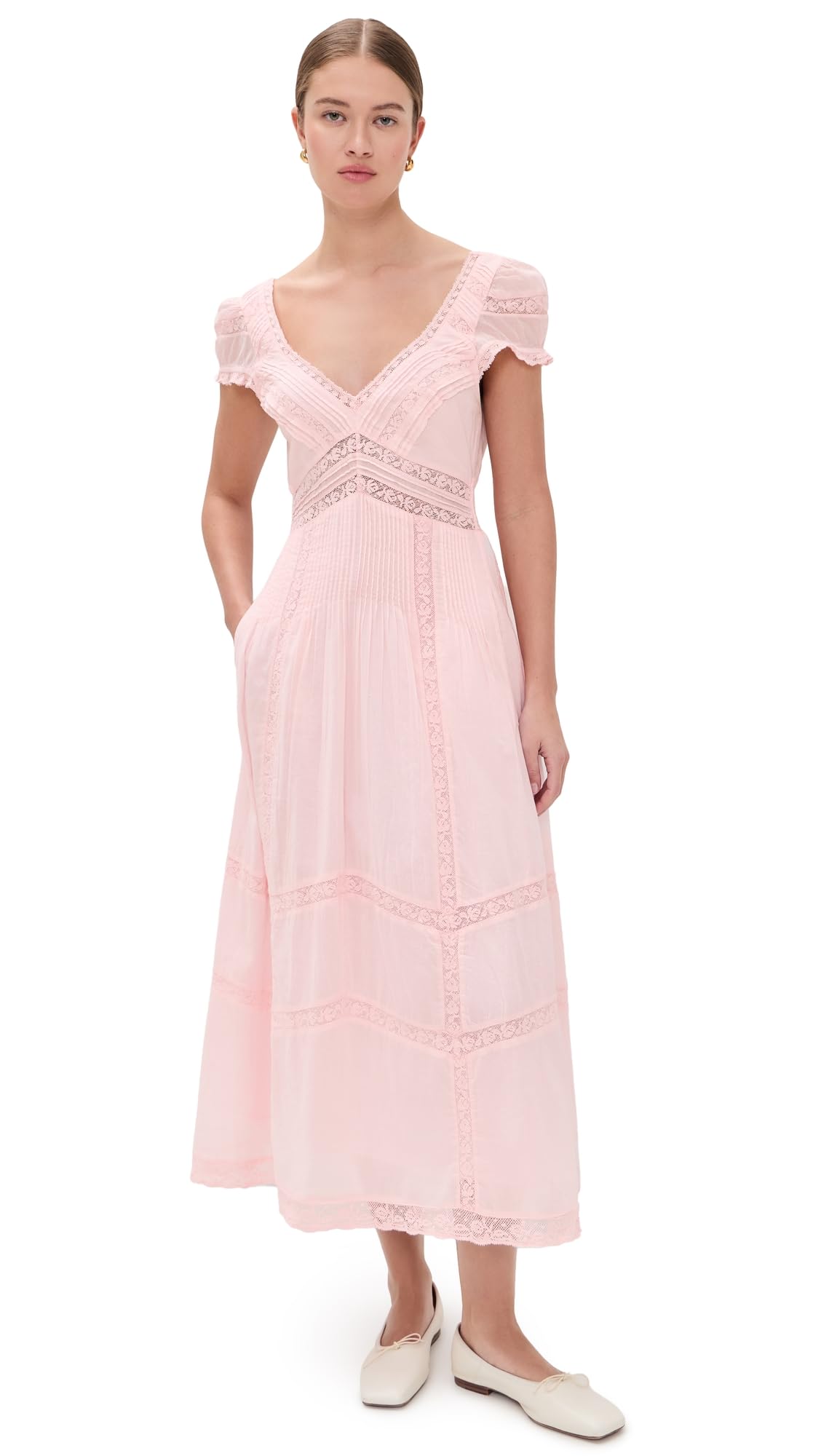 LOVESHACKFANCY Women's Suvi Dress