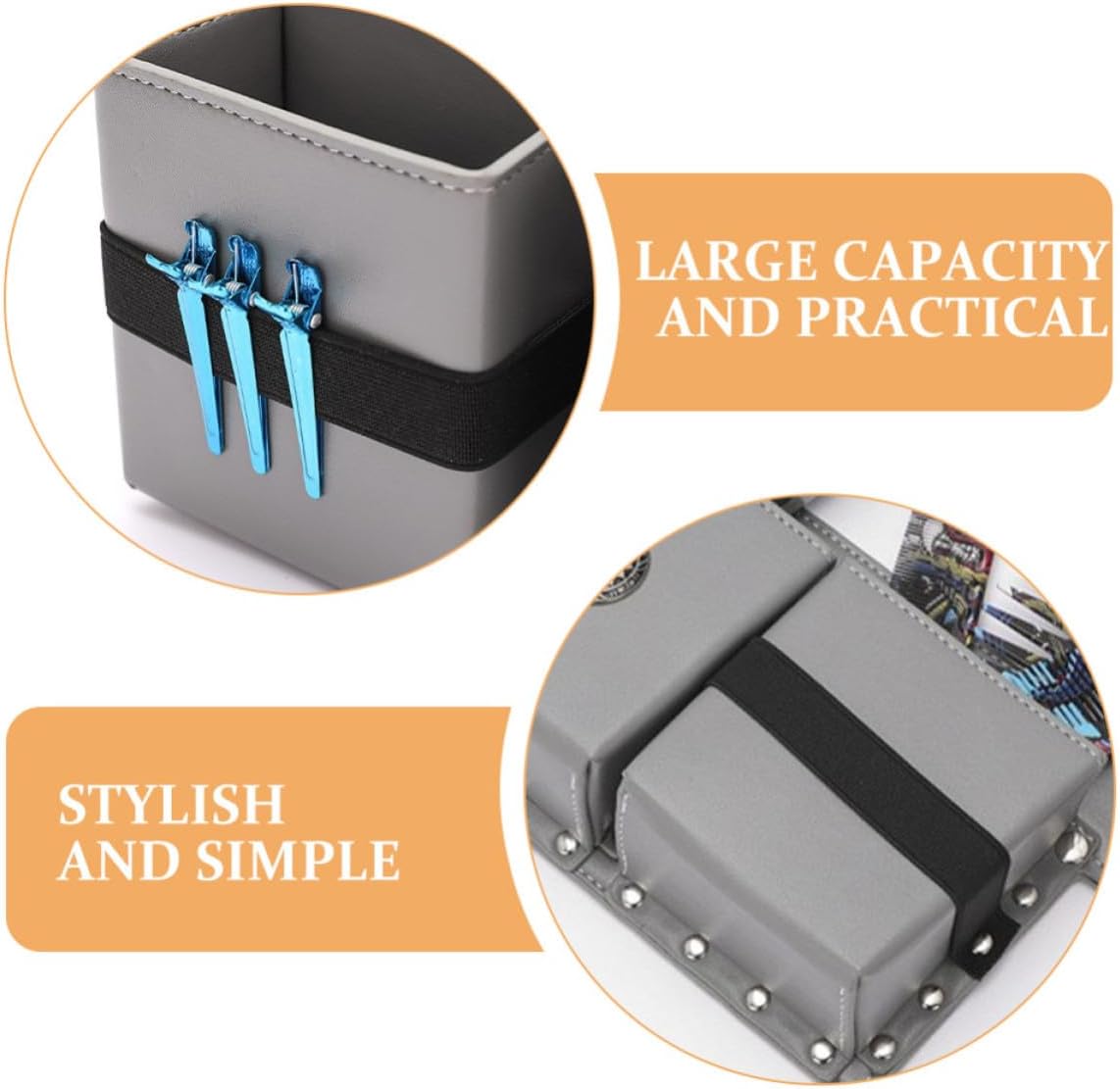 Professional Hairdressing Tool Pouch Waist Bag for Hairdressers with Large Capacity and Pu Leather Material, Stylish and Multifunctional Scissor Bag for Salons and Hairdressing