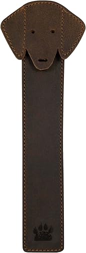 Taco Dog, Marcapáginas para perros hecho a mano de cuero de grano completo, bonito marcador de página, colores rústicos, suave, duradero, funcional,