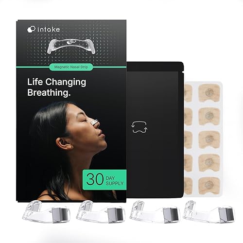 Miniatura 21 de Intake Breathing Kit de iniciación de tira nasal, aumenta ingreso de oxígeno, reduce los ronquidos, mejora la calidad del sueño, resistente al Negro