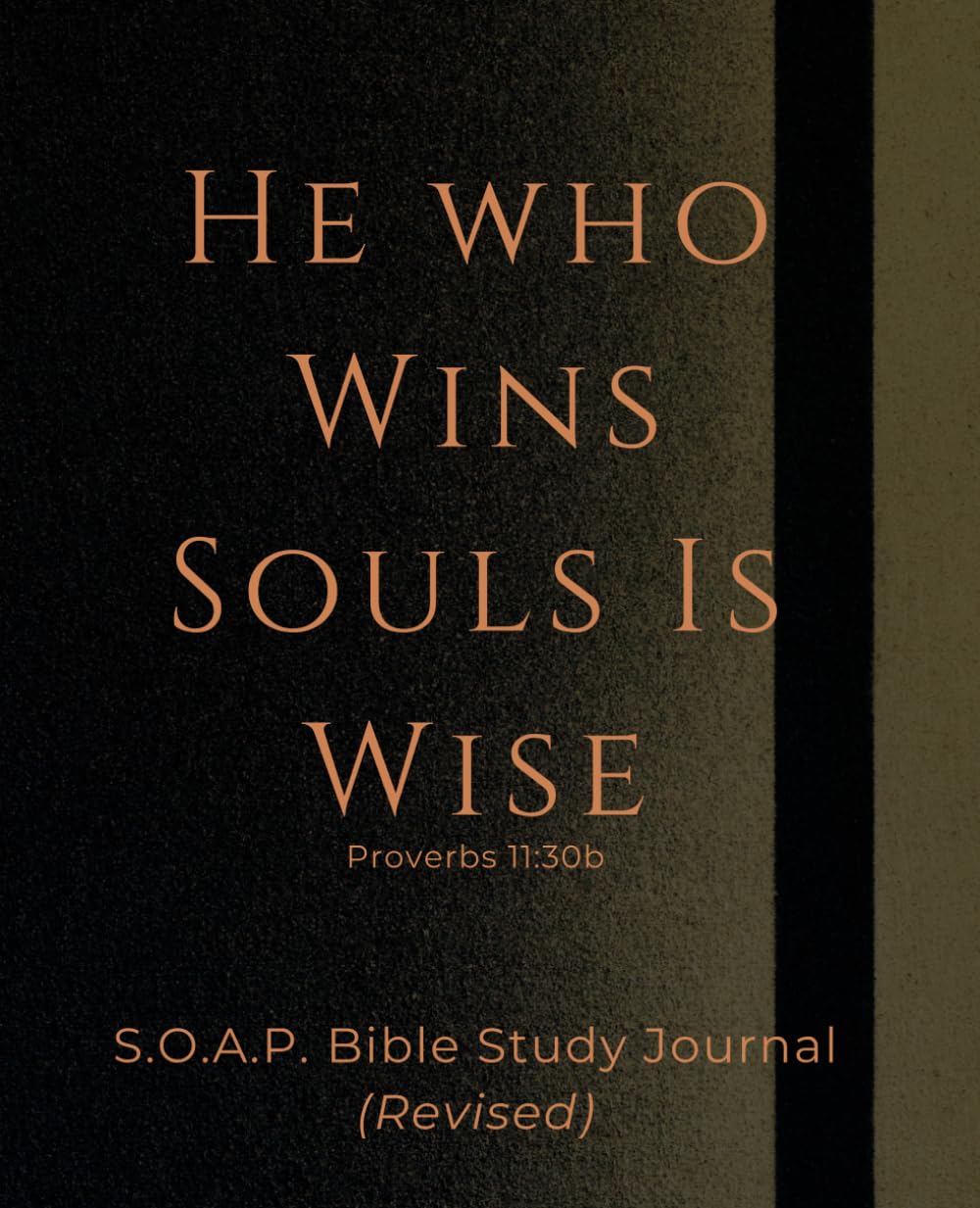 He Who Wins Souls Is Wise S.O.A.P Bible Study Journal REVISED: Composition Size | 7.5 x 9.25in