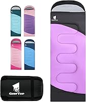 Vista 10 de GEERTOP Backpacking Sleeping Bag for Camping, Lightweight Sleeping Bags for Adults Kids Summer Warm Cold Weather Hiking Travel