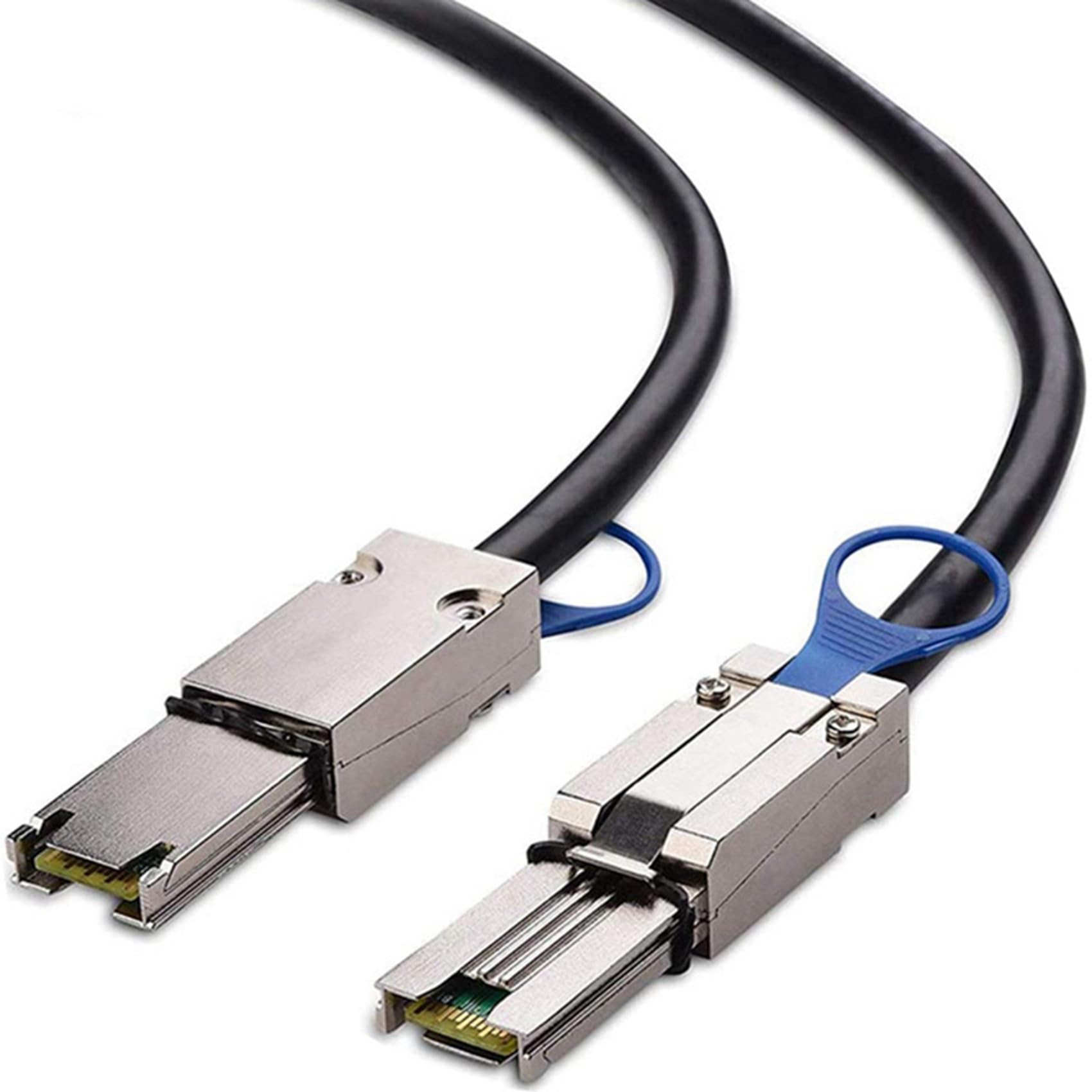 Lot de 2 câbles de transfert SAS 26 broches SFF-8088 vers SFF-8088 pour disque dur haute vitesse 3,33TF/1M/1