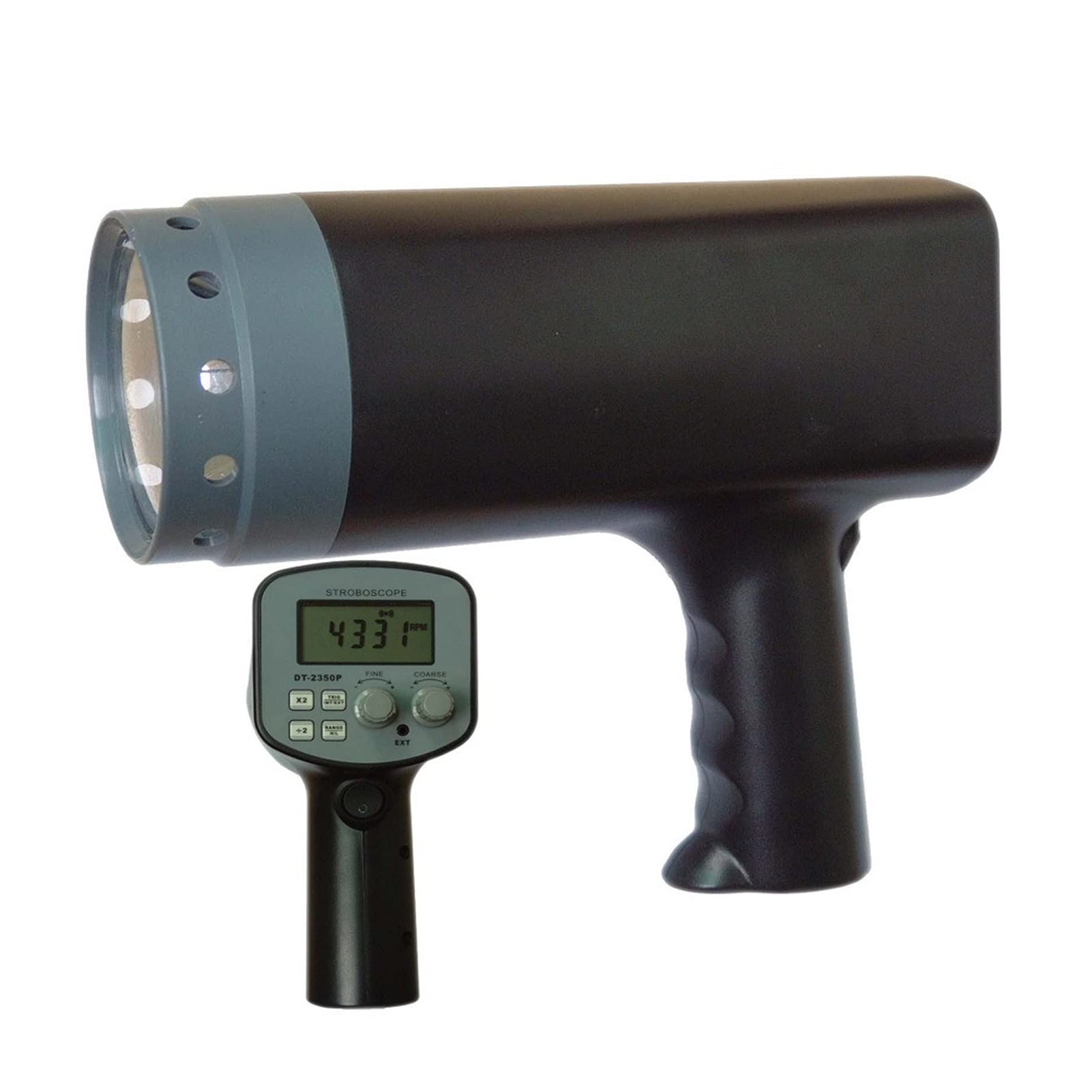 LNHHG Digital Handheld Stroboscope Digital Handheld Stroboscope DT-2350PA/PB/PC/PD/PE Speedometer Non Contact Portable Rechargeable Tachometer Gun, 60~99999 RPM Tach Tester(DT-2350PD)