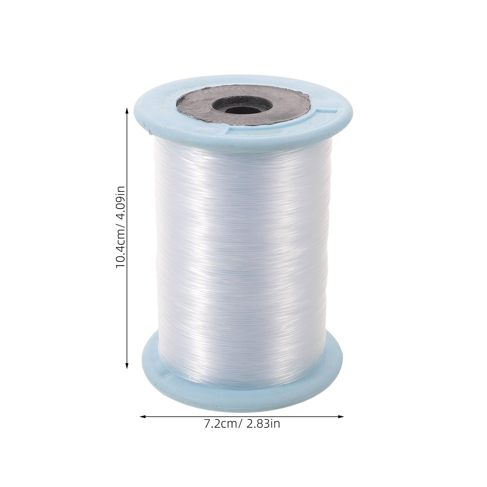 Artibetter 3 rollos de hilo de pescar transparente para manualidades - Hilo de coser de nailon transparente de 0,7 mm x 180 m - de pescar sin elasticidad para trabajos con cuentas, joyería y