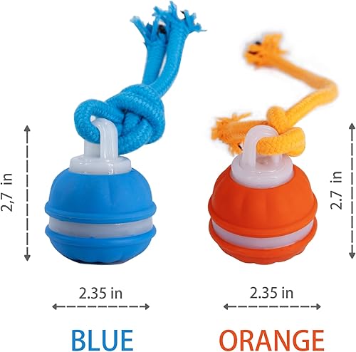 Miniatura 3 de Power Tail 2.0 - Juguete interactivo para perros con movimiento activado, juguete chirriante, bola de salto inteligente para gato, para pequeños y