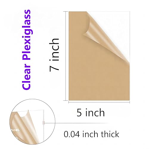 Miniatura 2 de Lámina de vidrio acrílico, 36 x 48 pulgadas, transparente, plexiglás premium, tablero acrílico fundido, panel de plexiglás, duradero, inastillable,