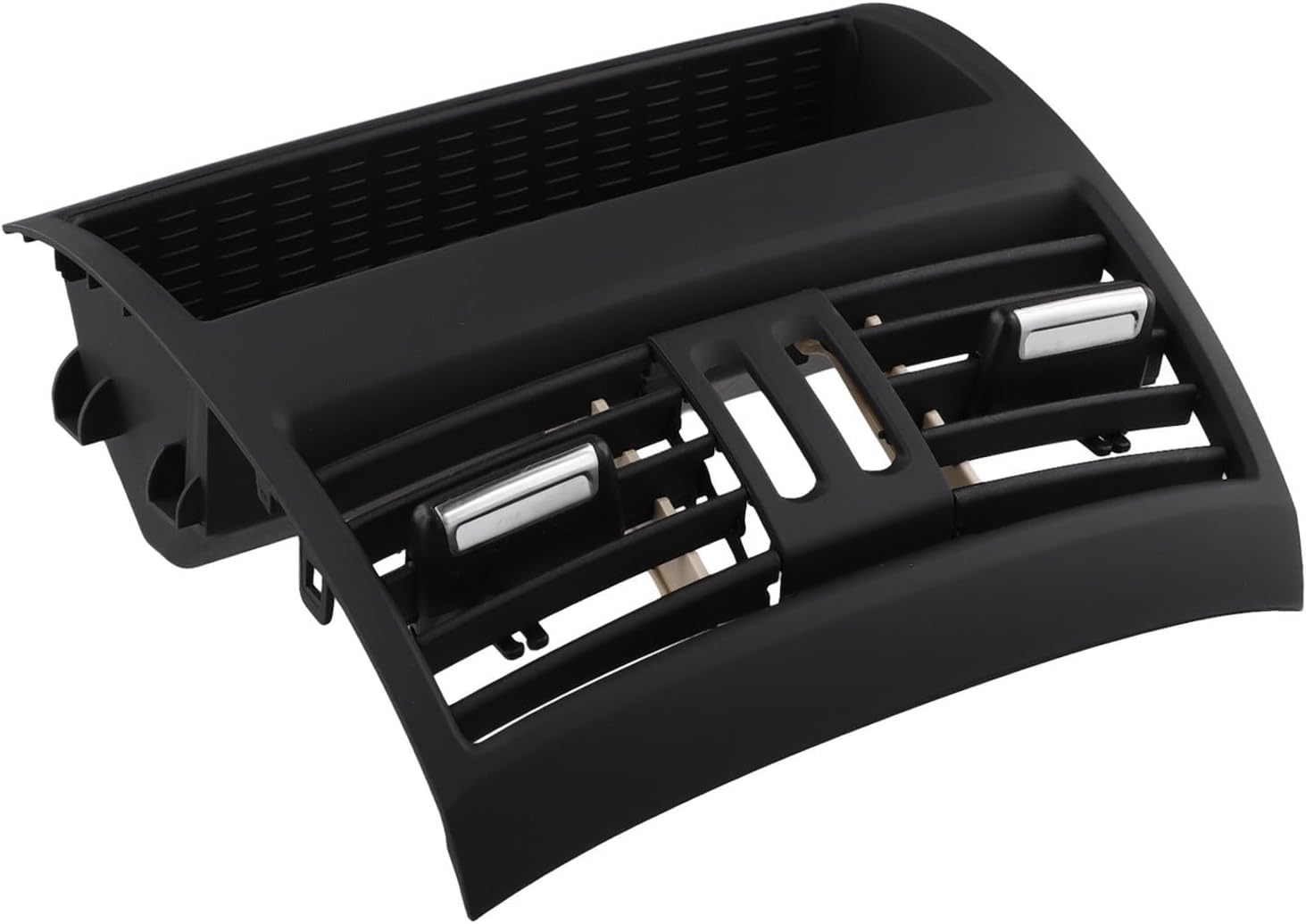 Rear Centre Console Fresh Air Outlet Vent Grille Cover Black Plastic Replacement for Sedan and Estate Models Compatible with 2010-2016 5 Series F10 F11