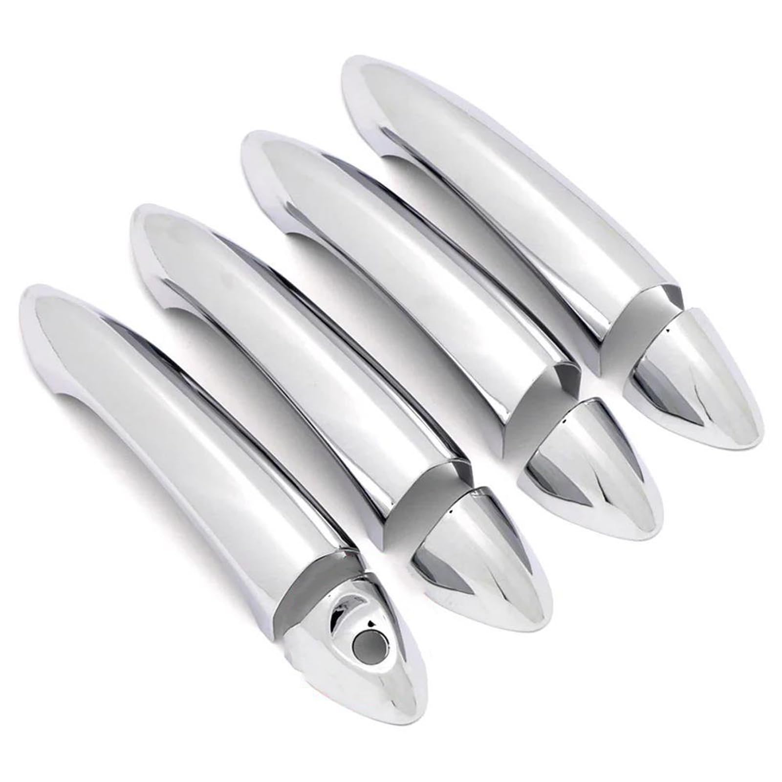 ZAPORA for Vauxhall for Opel for Insignia B for Astra K for Ampera-e Car Door Handle Cover Chromium Styling Trim(Style 1)