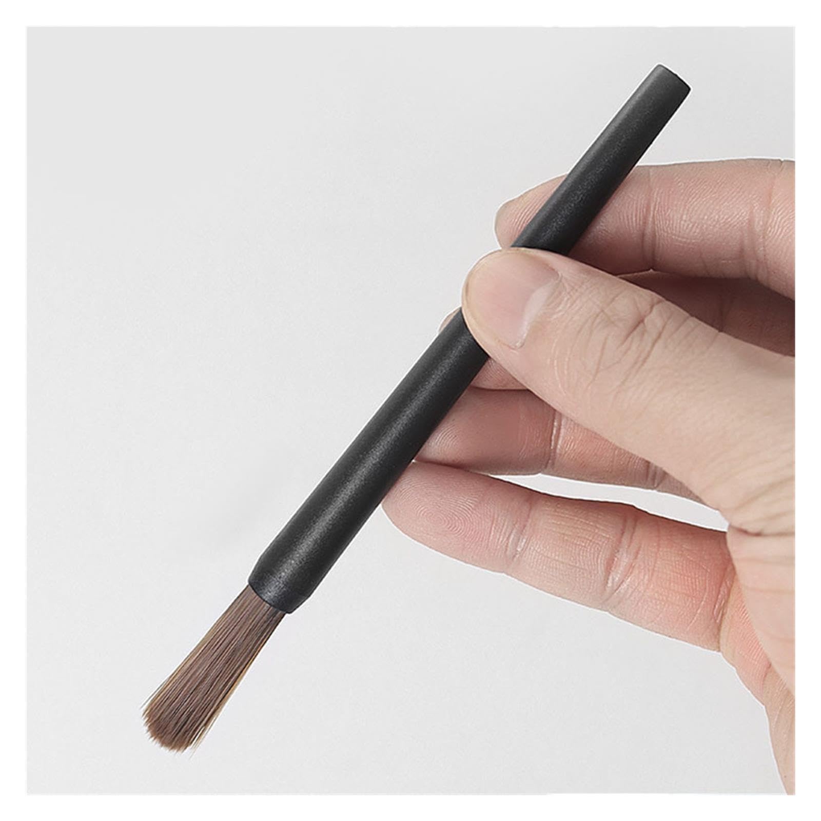 Spazzola pulizia caffe, setole morbide manico lungo, 13.5cm