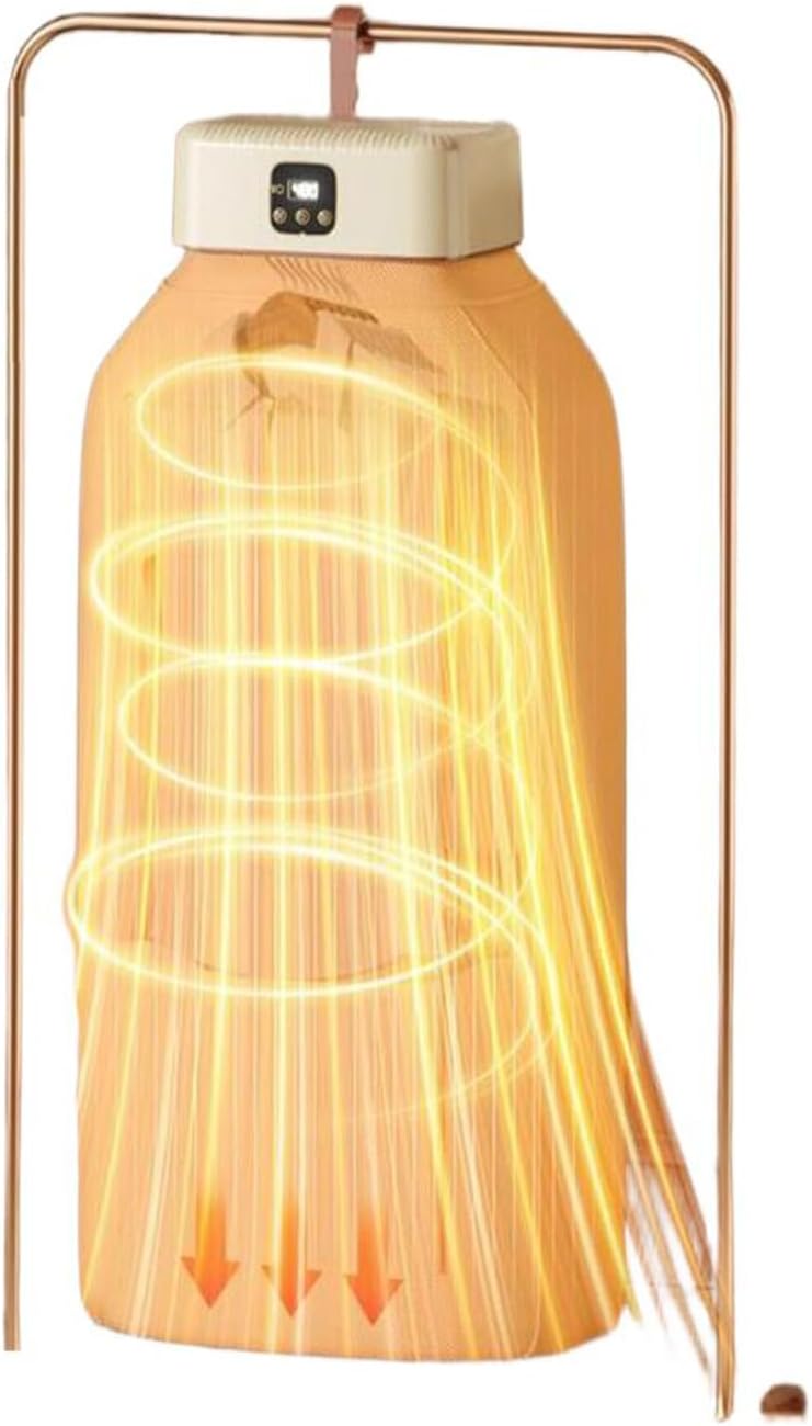 Electric Clothes Drying Rack 480 Min Timer Hot Air Dehumidification Foldable Design 20-50 minutes for undergarments (up to 9 pieces) 3-4 hours for light outerwear (3-6 pieces)