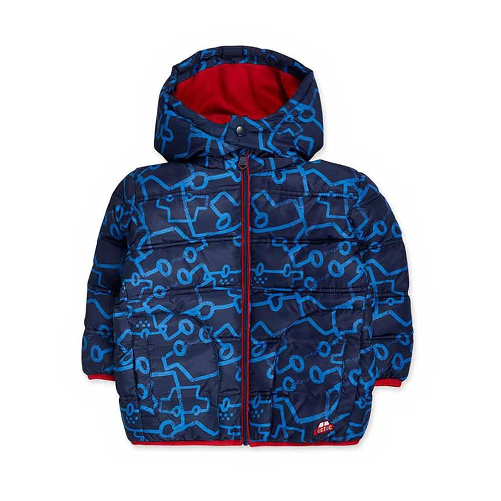 Tuc Tuc Parka acolchada de niño color azul marino colección road to adventure