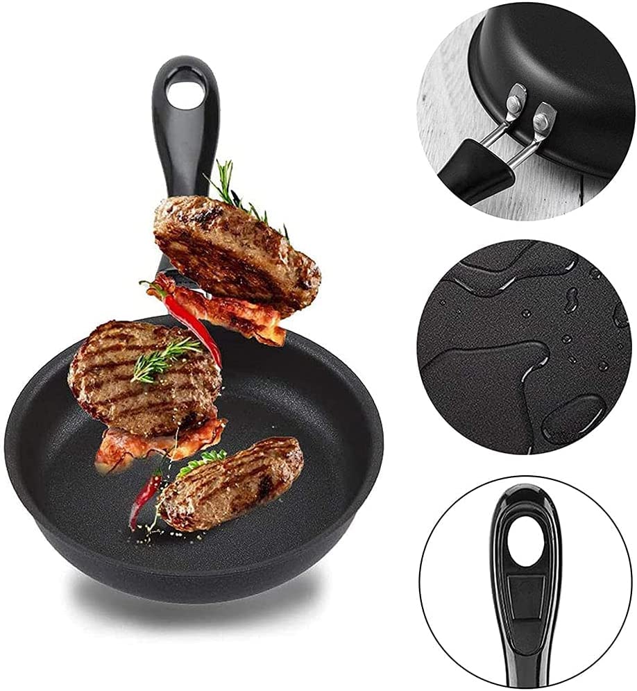 2 stuks non-stick Koekenpan 12 cm, braadpan, ei braadpan, voor het