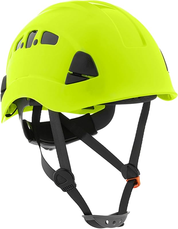 Type 1 Climbing-Style Vented Hard Hat - ANSI Z89.1 Class C | CH400 Construction Safety Helmet, HDPE Shell, Ideal for Work-at-Height, Scaffolding, Construction, Manufacturing, Utilities