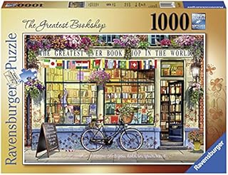 Ravensburger - The Greatest Bookshop 1000 Piece Jigsaw Puzzle for Adults & for Kids Age 12 and Up