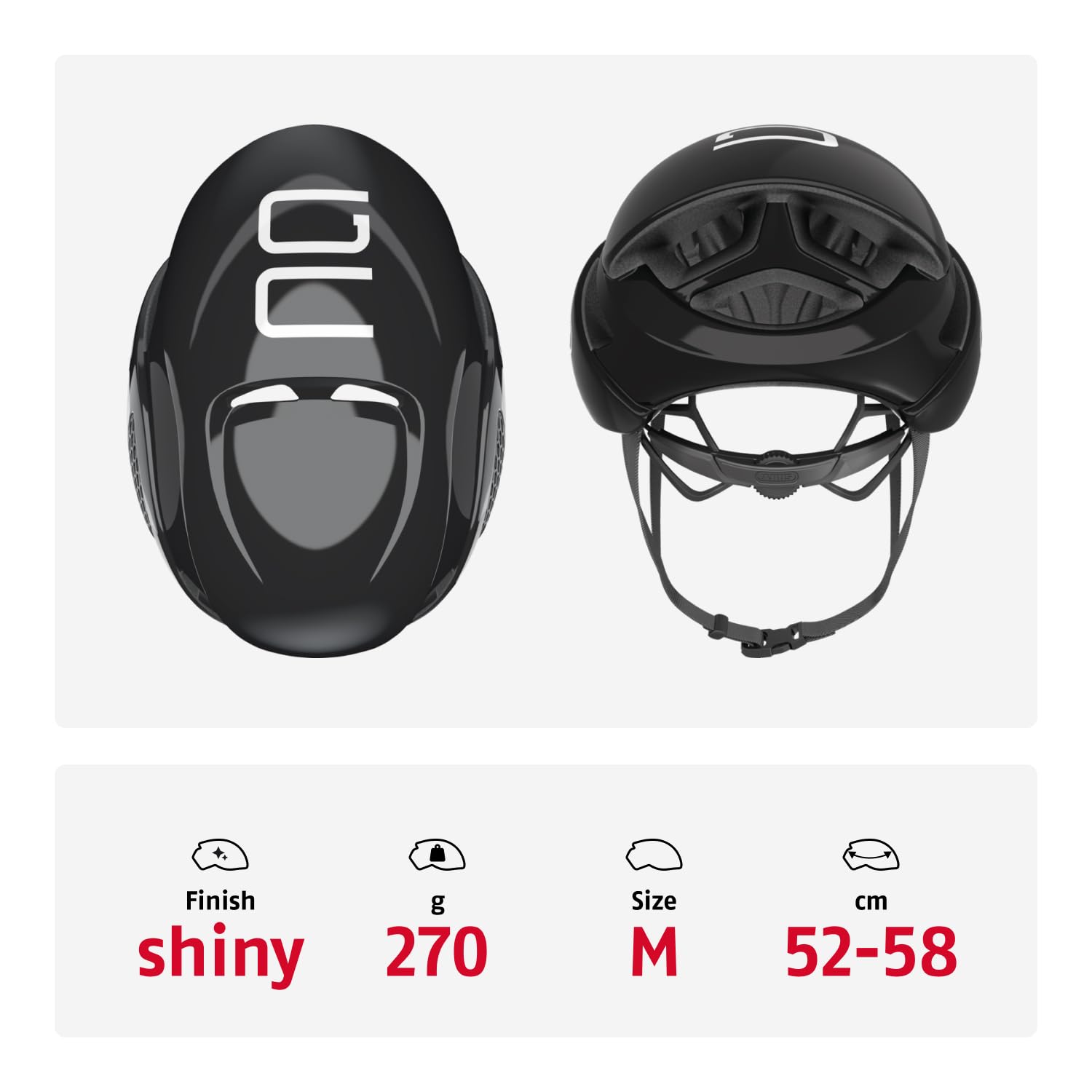 ABUS Casco da bici da strada GameChanger - Casco da bici aerodinamico con proprietà di ventilazione ottimali per uomini e donne | Casco con cinghie aerodinamiche, sistema di raffreddamento, supporto occhiali, regolazione, apertura coda