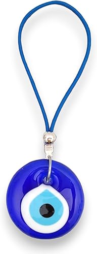 Adorno colgante de coche de ojo turco azul malvado  Accesorios para espejo retrovisor  Dije de coche de ojo turco