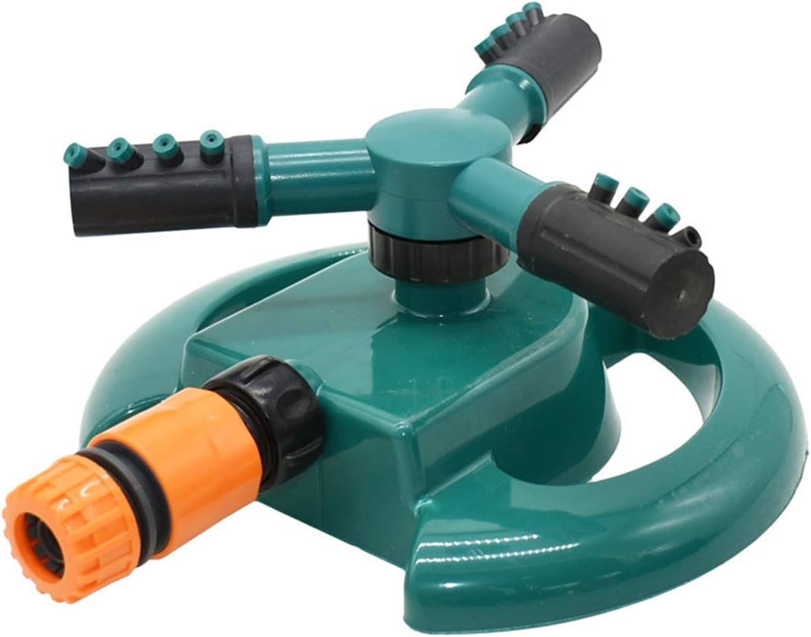 Gardening Watering System Tools Garden Sprinkler Automatic Watering Lawn Lawn 360 Degree Rotating Sprinkler 3 Nozzles Three Arm Garden Irrigation System (Color : 19mm)