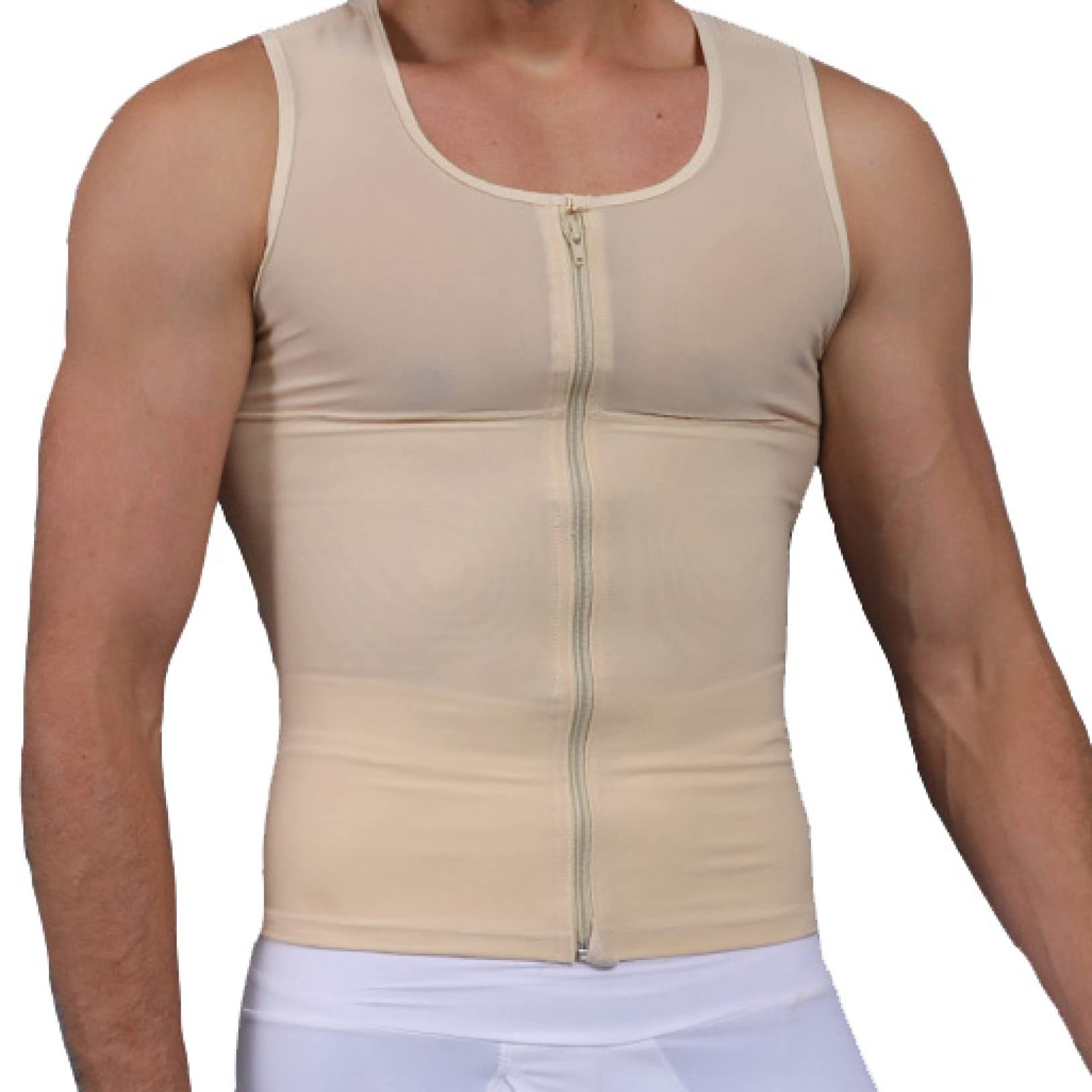 Chaleco de compresión para hombres ropa interior moldeadora reductora de vientre 8