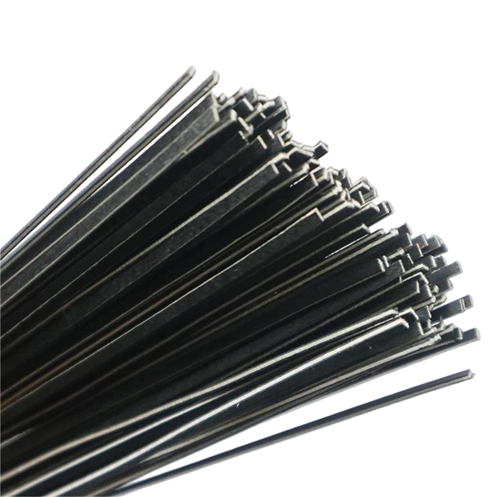 Akcesoria Do Skrzypiec Dla Początkujących Skrzypce Klonowe Hebanowe Wkładki Czarno Białe Paski Drewniane Akcesoria Do Majsterkowania(Violin 1.3mm(100pcs))