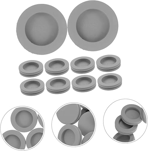 Miniatura 3 de OSALADI Tapones de drenaje de aire acondicionado, 10 piezas de repuesto de tapón de orificio de goma, accesorios de aire acondicionado de 1.024 in