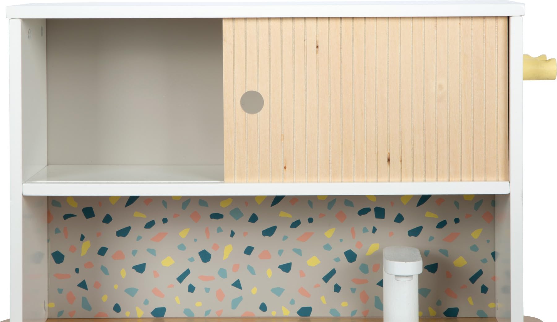 Small Foot Cocina Infantil compacta Terrazzo, Cocina de Madera con Accesorios, Juguete de rol Desde los 3 años, 12728
