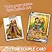 Personalized Poke Card Anniversary Card - Custom Photo Anime Wedding Card, Custom Card for Couple, Gift for Him, Gift for Her