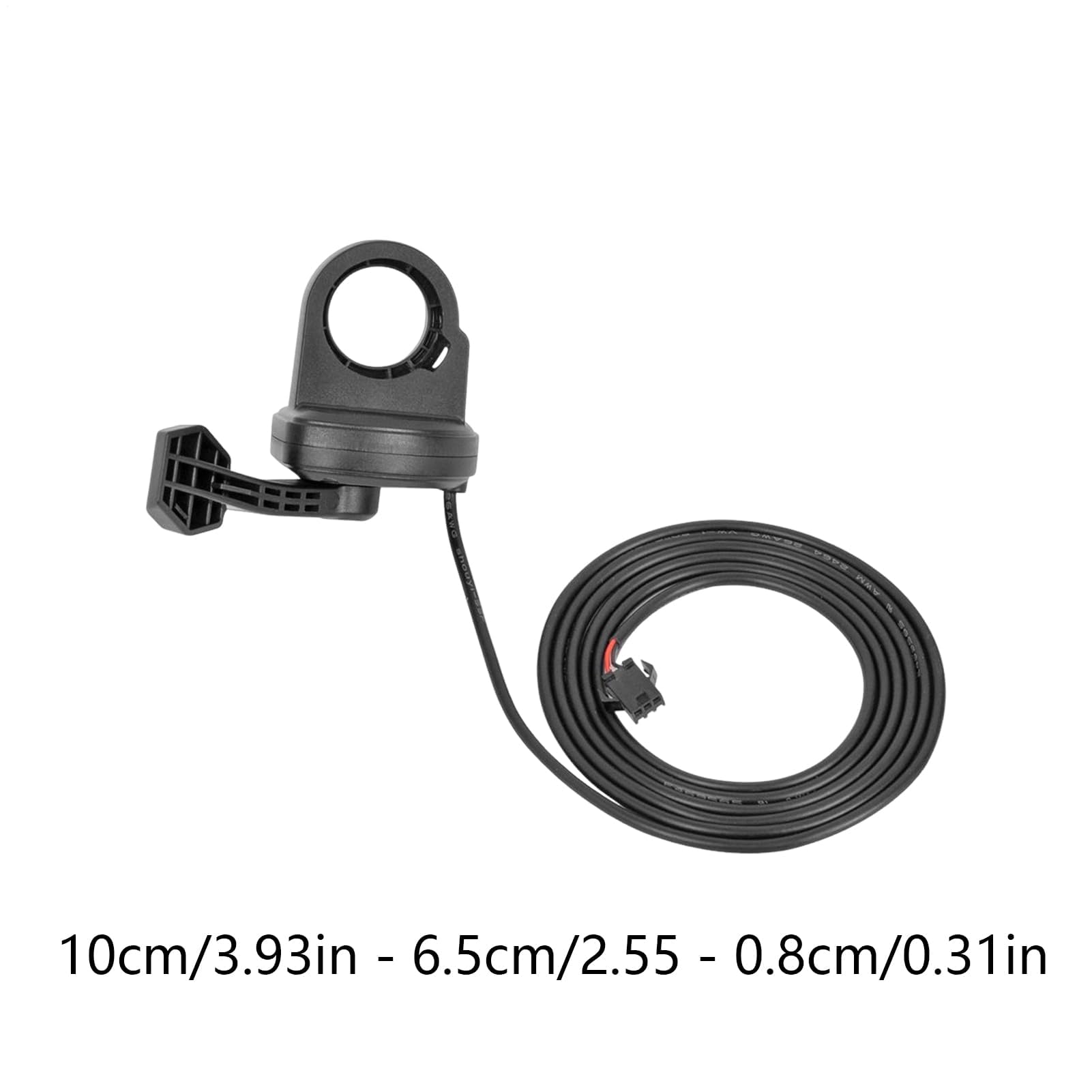 Pièces de rechange d'accélérateur de pouce pour vélo, VTT et kart - Levier d'accélérateur ergonomique à 3 broches pour les amateurs de conduite en plein air et de motocross