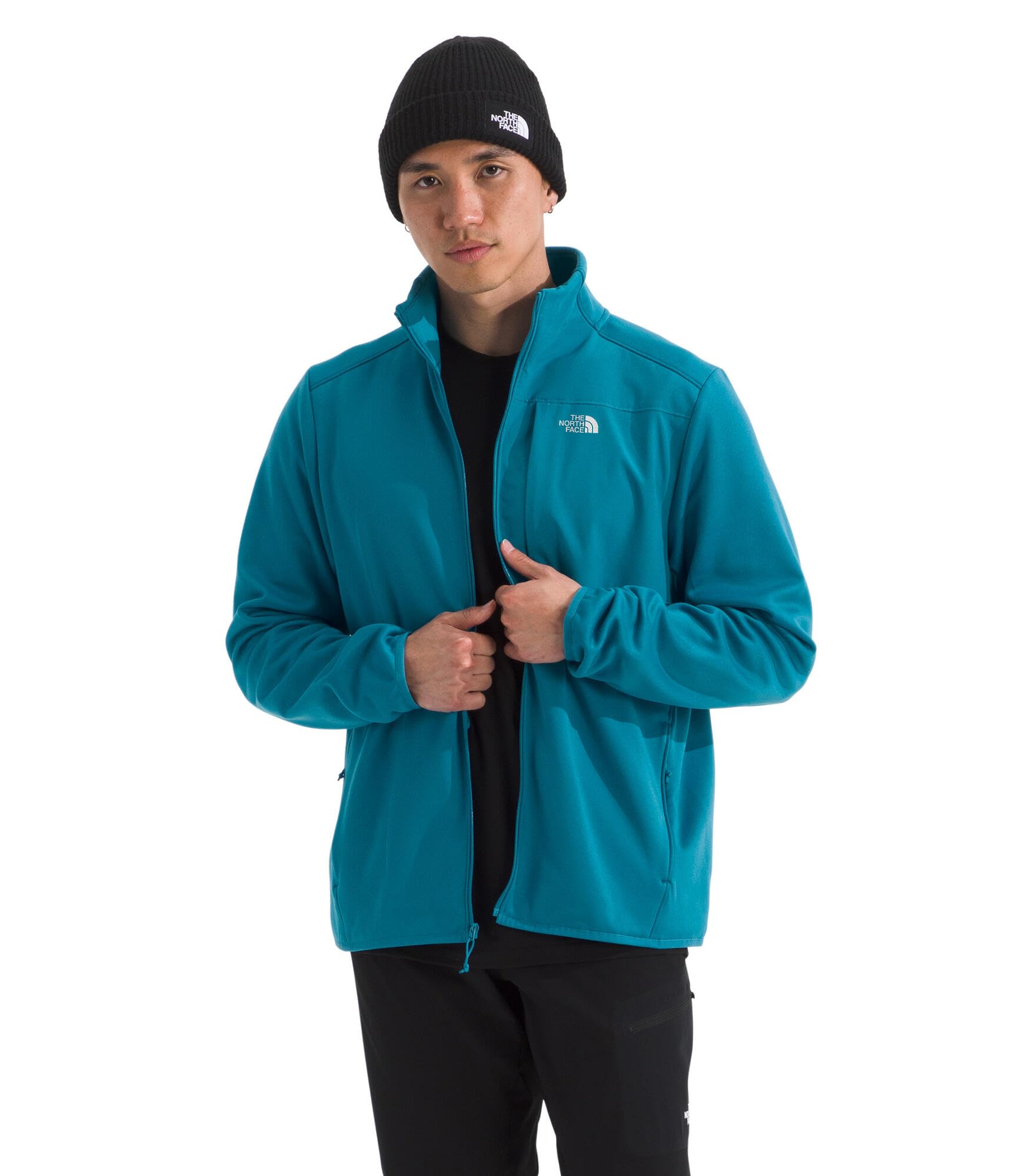 The North Face mens Tnf Performance Fleece Full Zip Jacket - Lightweight Pullover, Pockets & Stretch Fabric at Cuffs & Hem