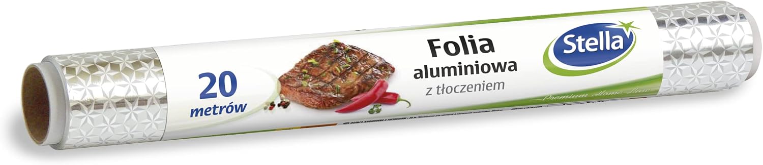 Stella pack Aluminum foil with stamping 20m roll