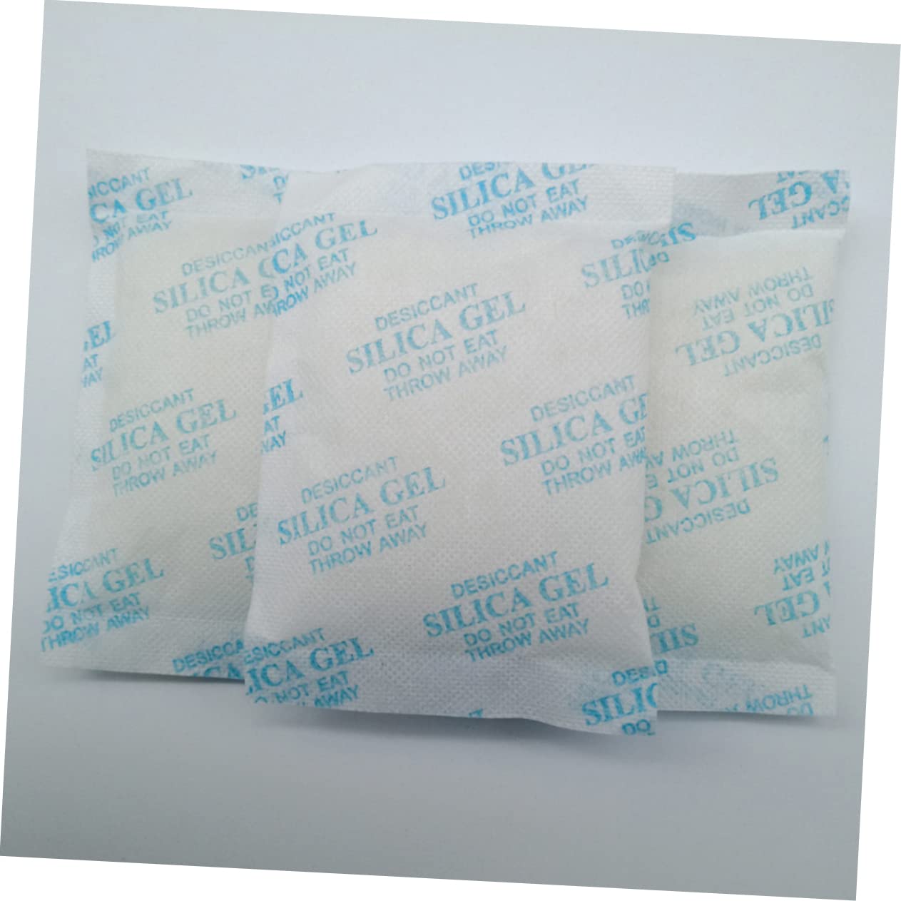 ULTECHNOVO Déshumidificateur Réutilisable 100 Pcs, Sachets de Gel de Silice Bleu en Non-tissé, Absorption D'humidité pour Tiroir et Armoire
