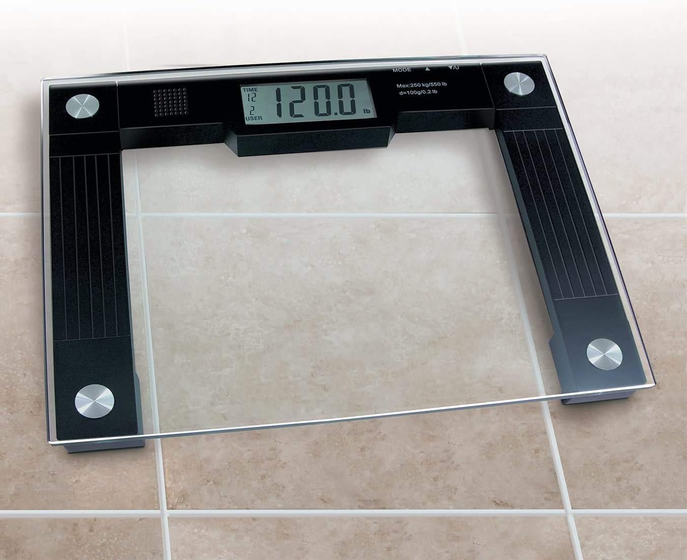 Ideaworks JB5824 Extra Wide Talking Scale-Visual & Voice Display Scale-