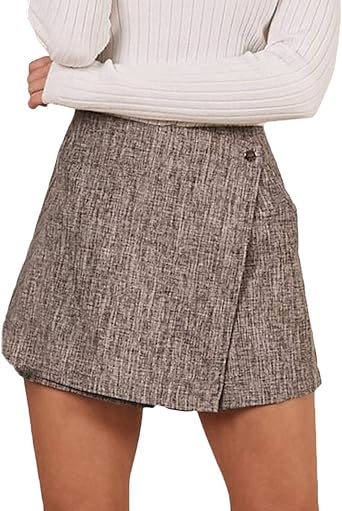 BOLAWOO-77 Faldas Cuero Mujer Primavera Moda Básicos Joven Falda Vintage  Cintura Mode De Marca Alta con Cremallera Slim Fit Fit Formal Cómodo:  Amazon.es: Ropa