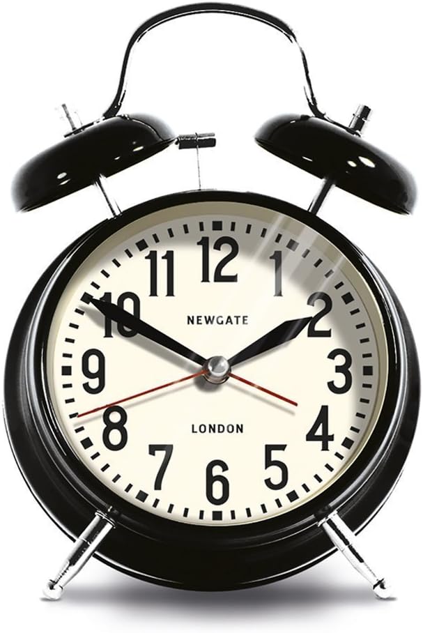 NEWGATE London Alarm Clock, Black