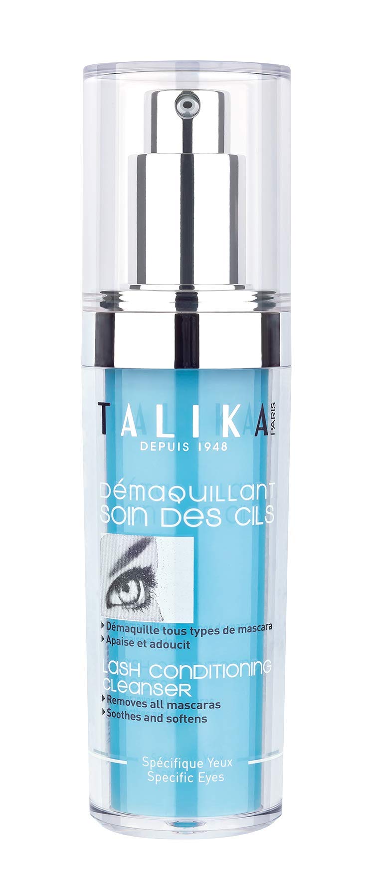 TALIKALash Conditioning Cleanser - - Leave-in make-up remover gel - Eye make-up remover for sensitive eyes and fragile eyelashes - Oil free gel - Waterproof suitable - 50 ml