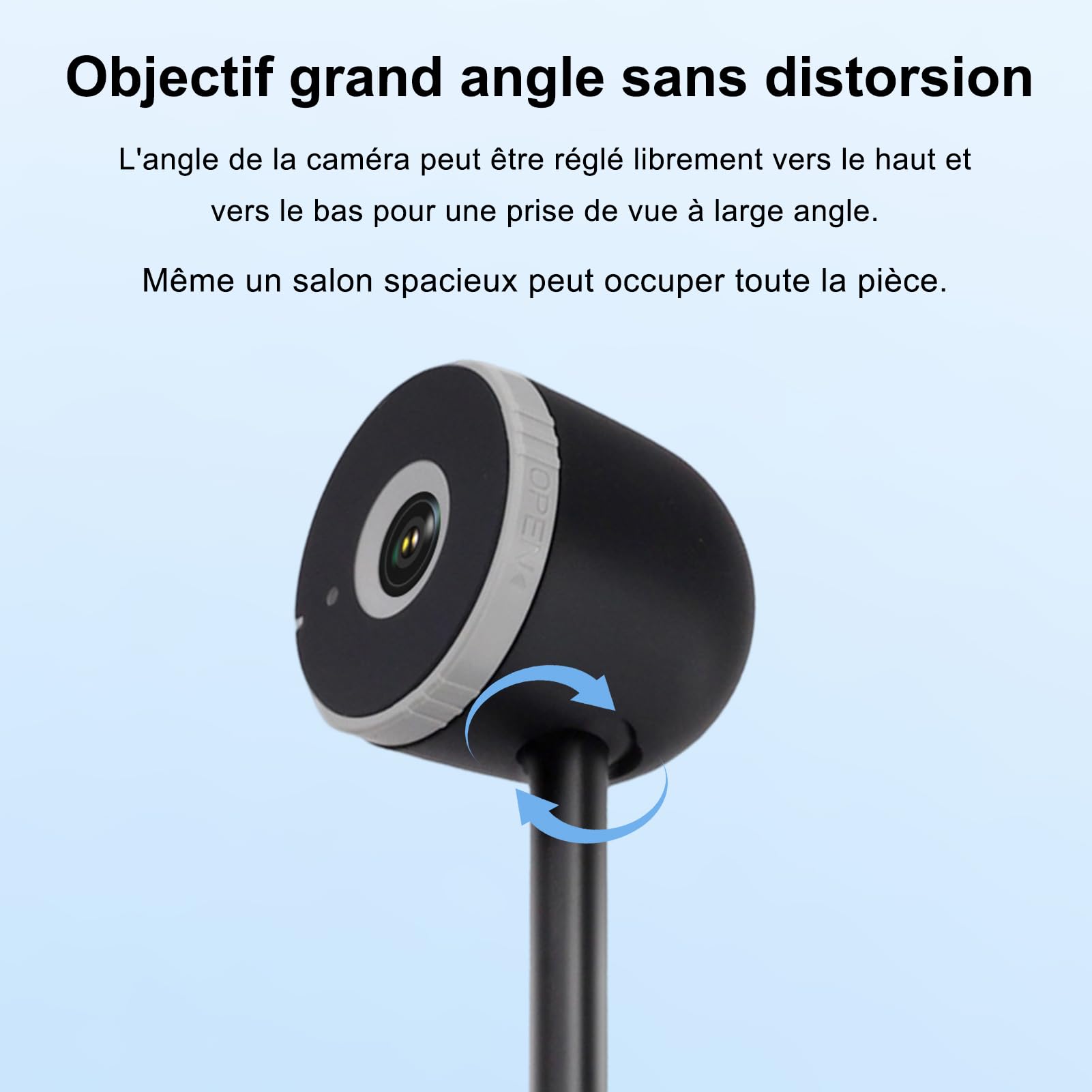 Webcam HD 1080P pour Nintendo Switch 2, Caméra pour Nintendo Switch 2 (2025) avec Couvercle de Lentille Coulissante pour la Vie Privée, Angle Ajustable pour les Appels AR et Vidéo