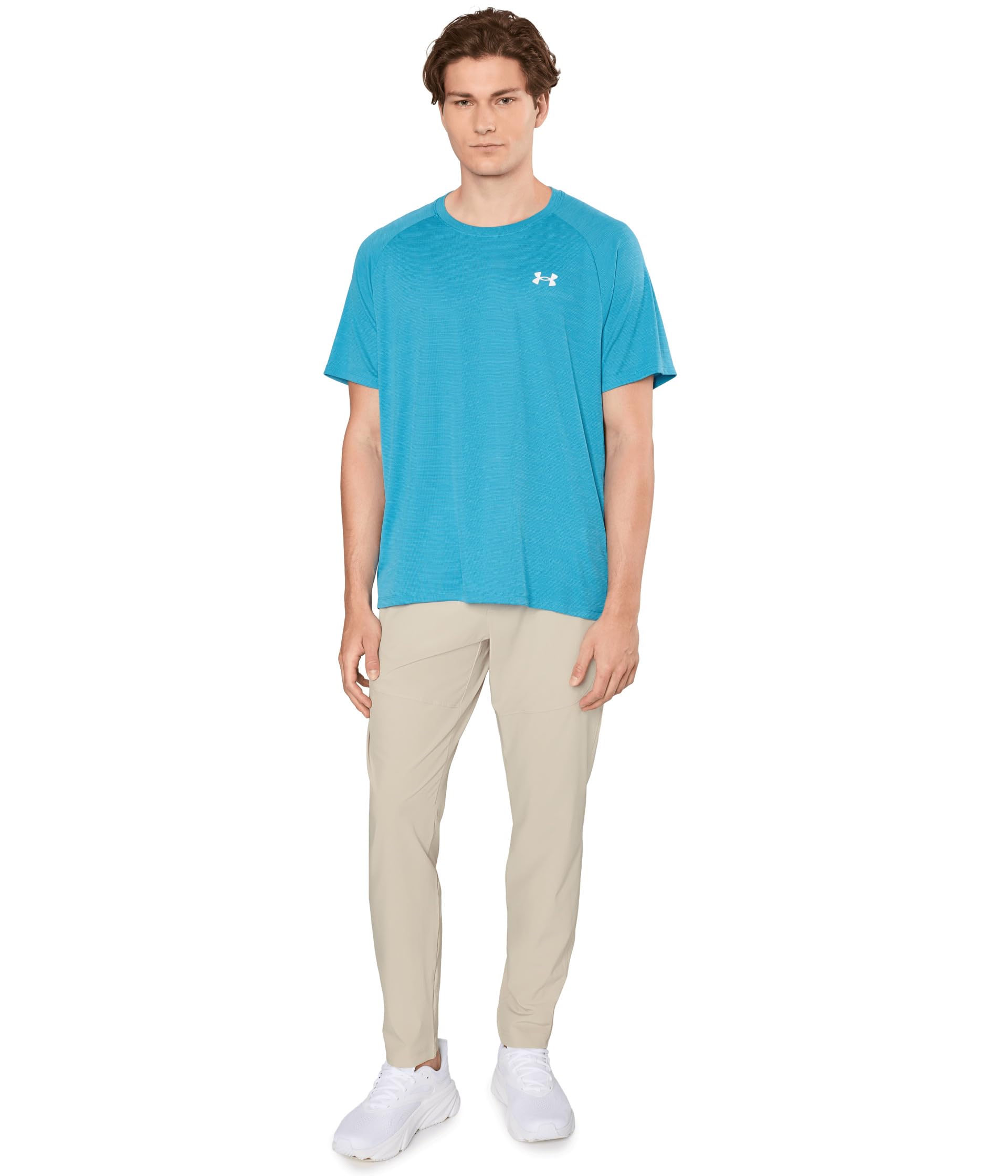 Under Armour T-shirt technique texturé à manches courtes pour homme
