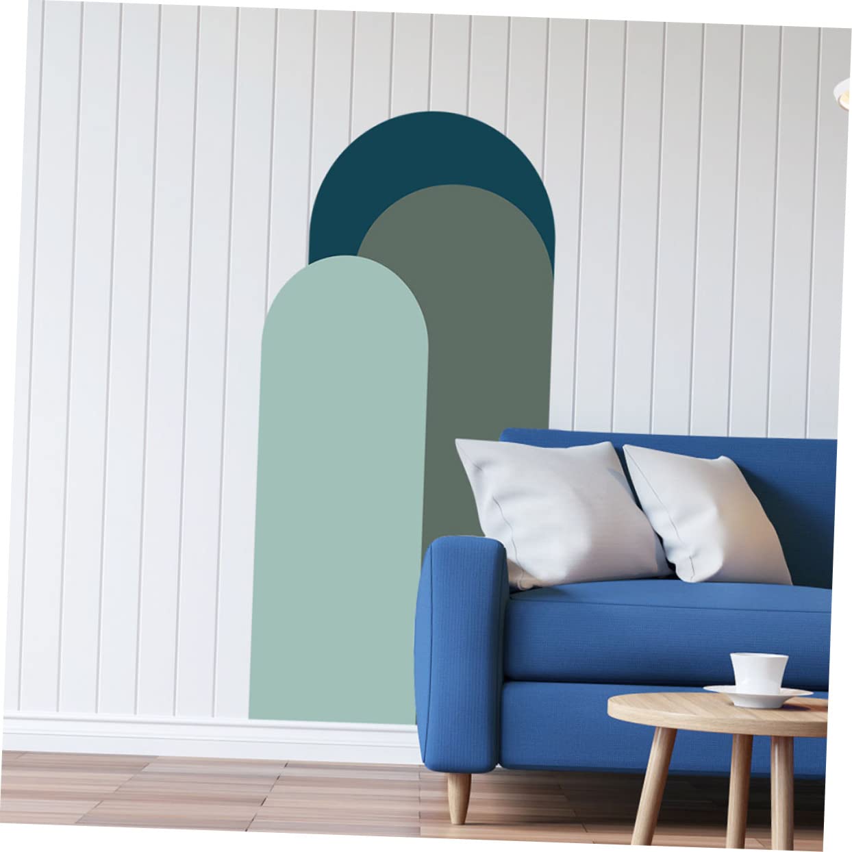 DOITOOL 2hojas Calcomanías Decorativas De Pared Adhesivos Geométricos Multi-funcionales Para Salas Diseño Artístico Para De Aplicar y Retirar Para Ventanas y Paredes