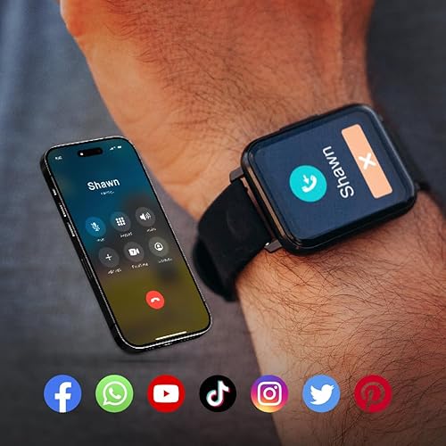 Miniatura 6 de Spade & Co Smartwatch 2 - Monitor avanzado de salud y estado físico con temperatura corporal, oxígeno en sangre y monitoreo de frecuencia cardíaca,