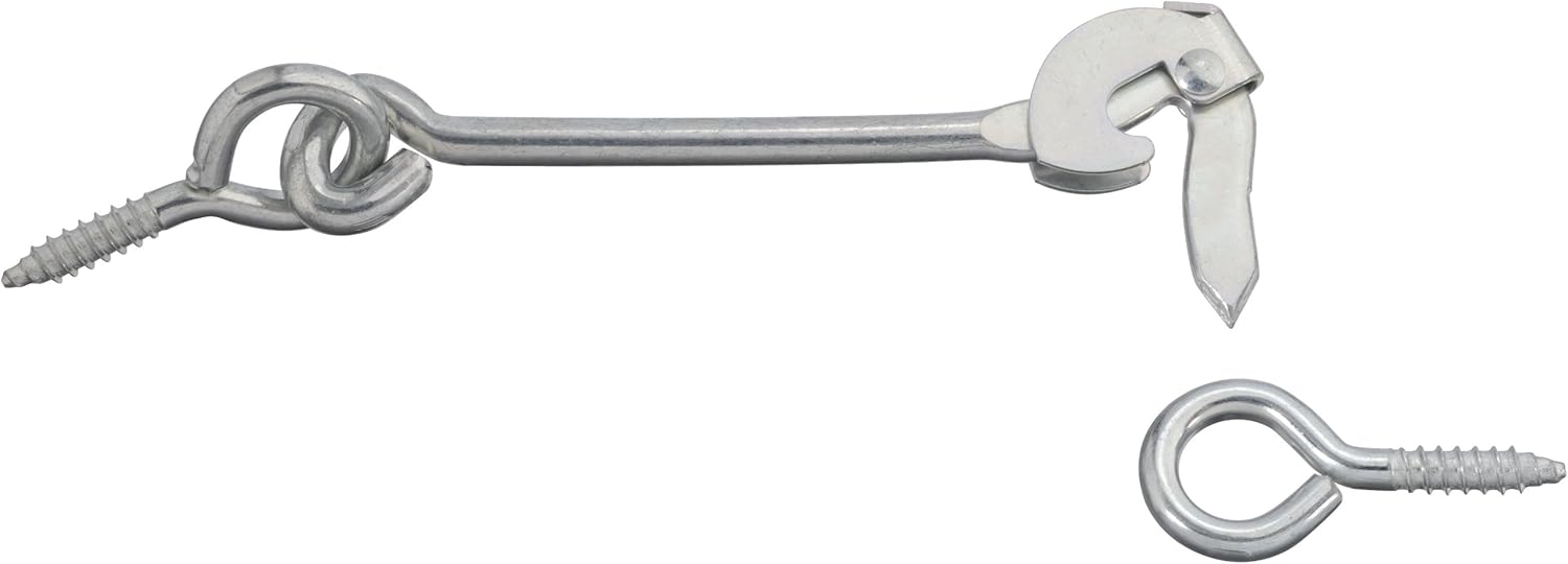 Stanley Hardware S833335 2124 Safety Gate Hooks in Zinc, 6