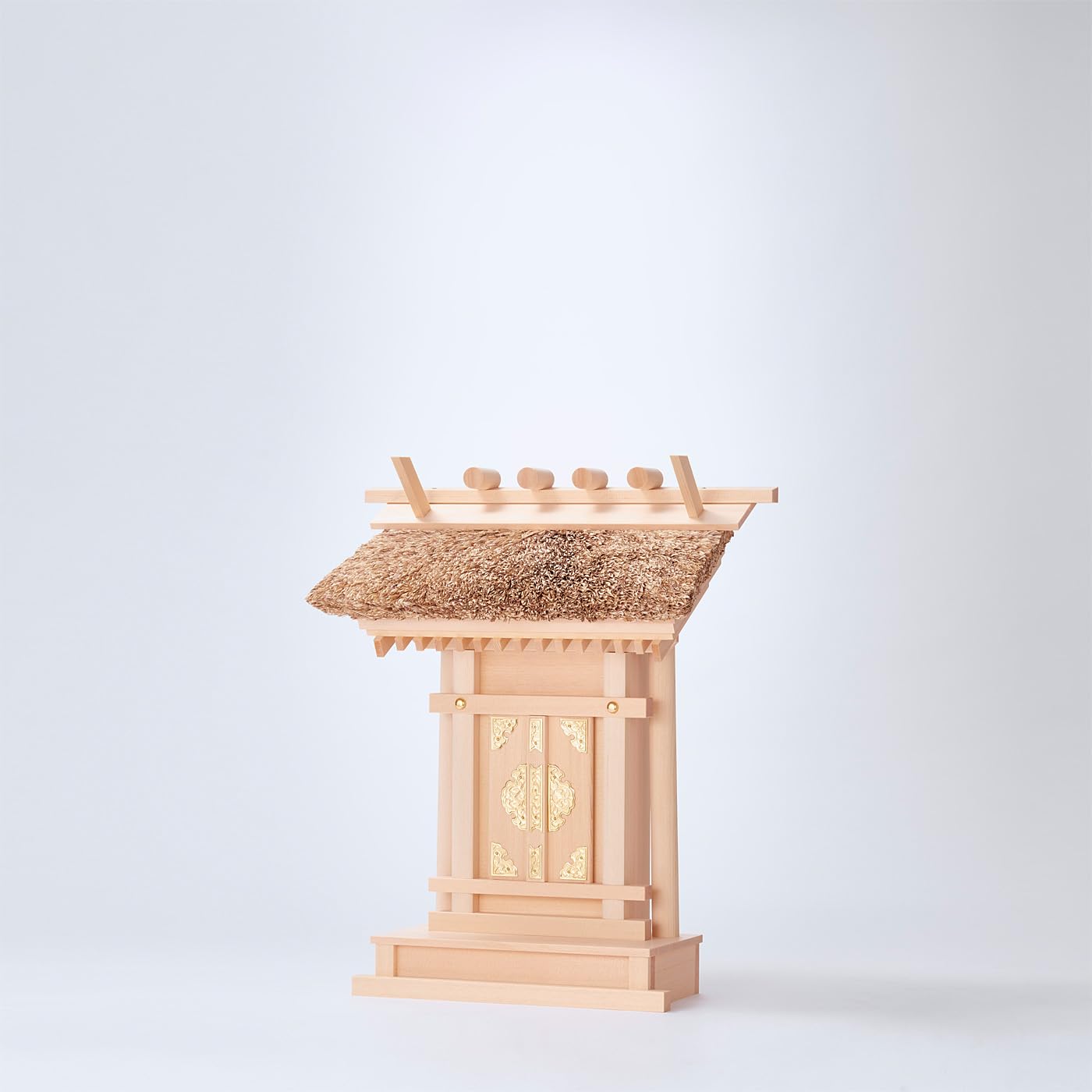 茅葺神棚 伊勢神宮 茅葺一社宮 国民神殿 Amazon｜伊勢 - 宮忠 - 神棚・神具『神棚 茅葺一社宮 D型 小〈K-24