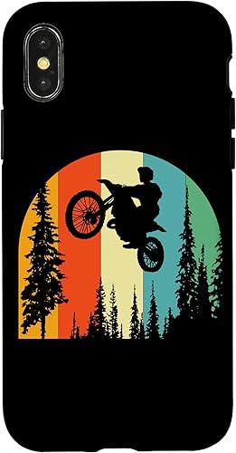 Miniatura 7 de iPhone 12 mini Retro Dirt Bike Supermoto Biker - Vintage Mx Motocross Case