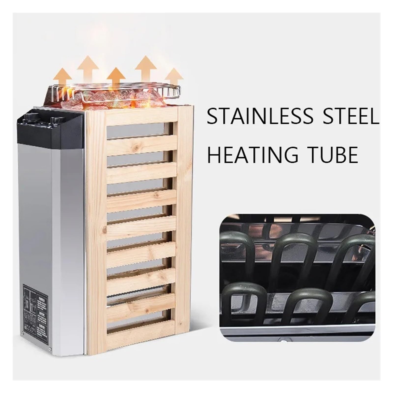 Chauffage De Sauna 3kw/3,6 Kw, Générateur Vapeur, Usage Domestique, Four, Équipement Sec, Contrôle Interne, Poêle Externe DéTente à La Maison(External control-01)