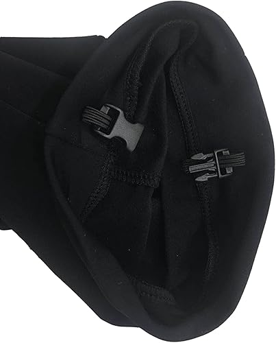 Miniatura 6 de HOYI Pantalones de patinaje artístico para mujer con chaquetas de forro polar impermeable con diamantes de imitación de estrellas de cinco puntas